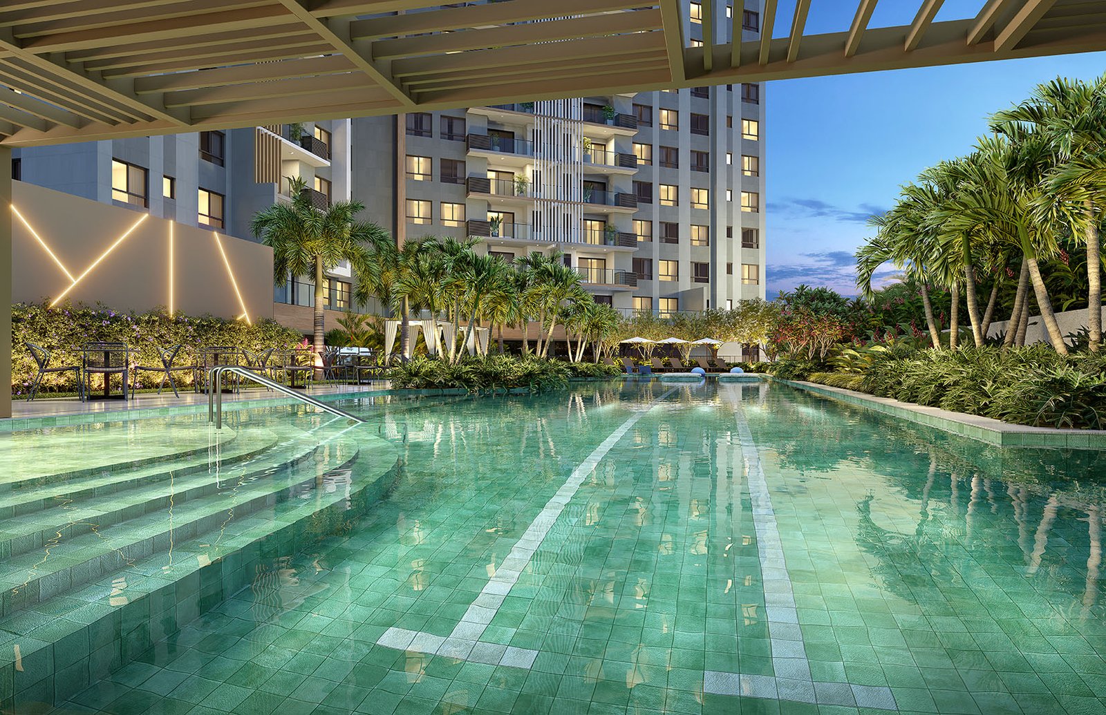 PISCINA ADULTO COM RAIA DE 25M