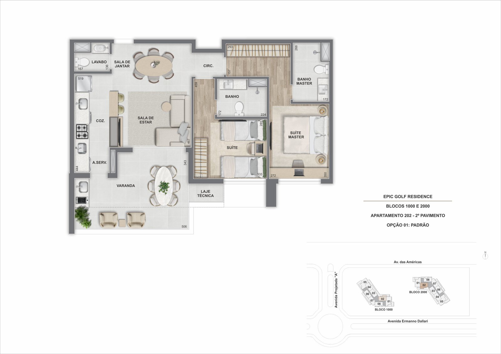 Terraço_ 2 suítes_ 85,15m²_ Apto 202_ Epic 1.000 e 2.000 (1)